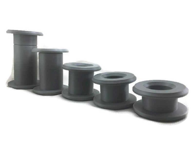 JimysCo منفذ كابل يمر عبر الجدار 3 5/8" - 5 1/4" سمك الجدار (رمادي) - Image 5